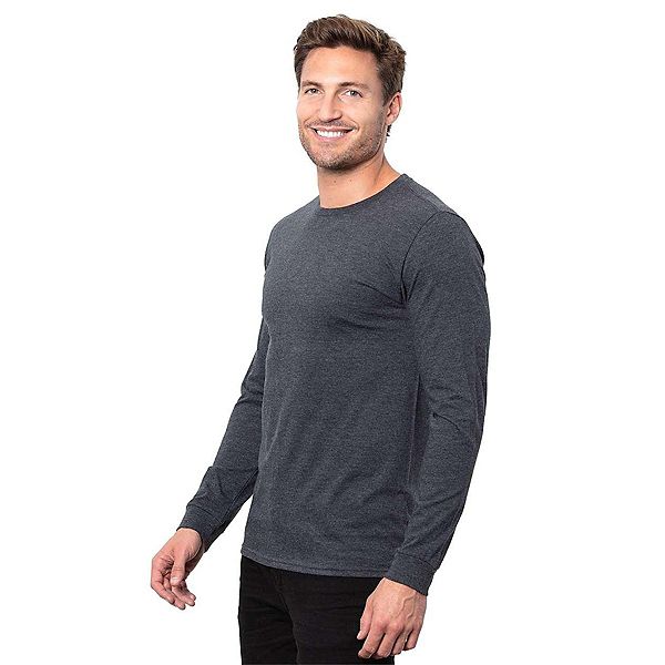 

Футболка Epic cvc с длинным рукавом Threadfast Apparel, Heather Black