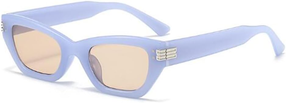 

Солнцезащитные очки «Кошачий глаз», стильные солнцезащитные очки в форме треугольника и бабочки, модные солнцезащитные очки с защитой от УФ-излучения sundry goods, C6 Jelly Blue Tea Flakes