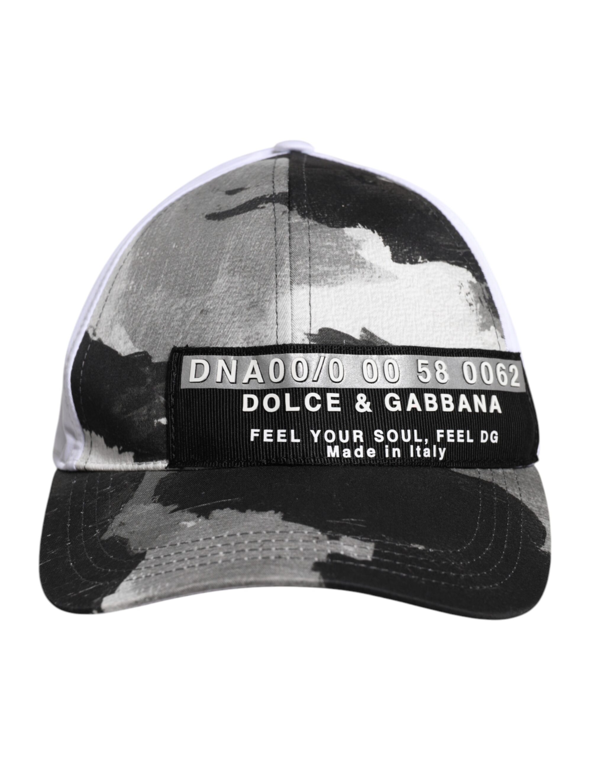

Бейсболка с 6 панелями, цвет белый, серый, камуфляж Dolce & Gabbana