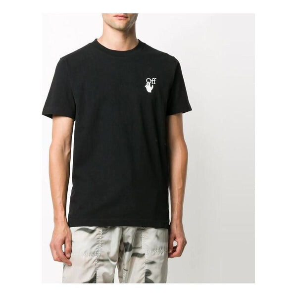 

Футболка cut here short sleeve black Off-White, черный