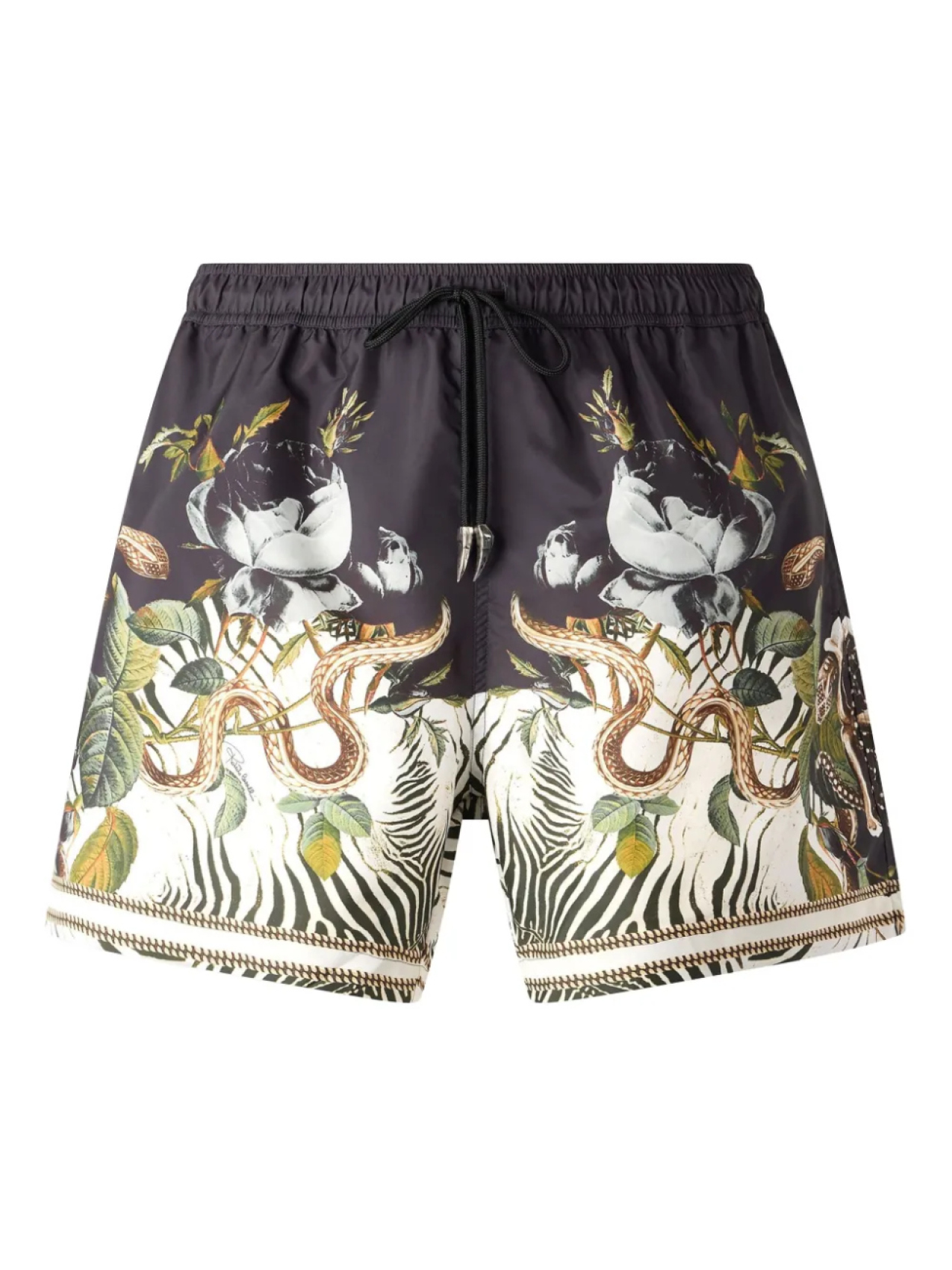 

Roberto Cavalli плавки-шорты Jungle Serpent, черный