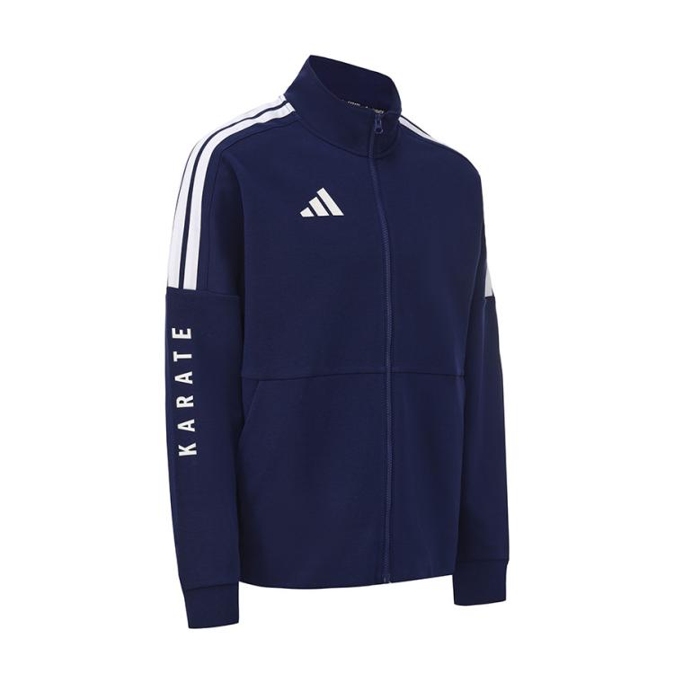 Adidas Куртка мужская Dark Blue Stand Collar Moderate Others — фото 3