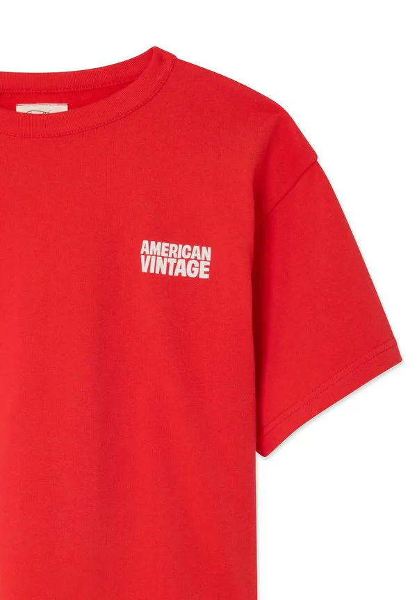 Базовая футболка ykobow American Vintage, Fraise — фото 2