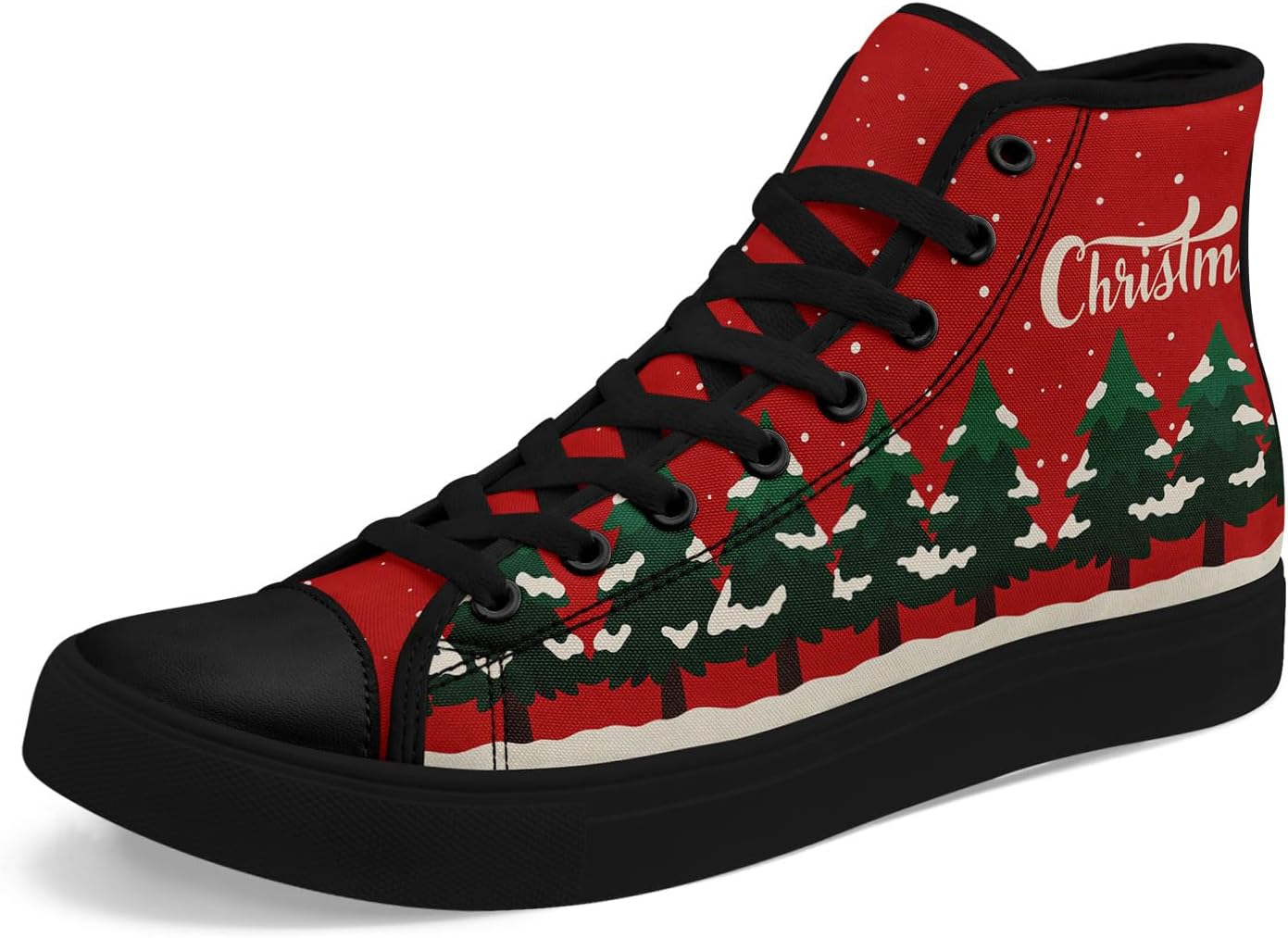 

Унисекс кроссовки на высокой подошве AWSOLE с рождественским принтом: Санта, череп, снеговик, легкие повседневные обувь для мужчин и женщин, белый/черный/красный/зеленый