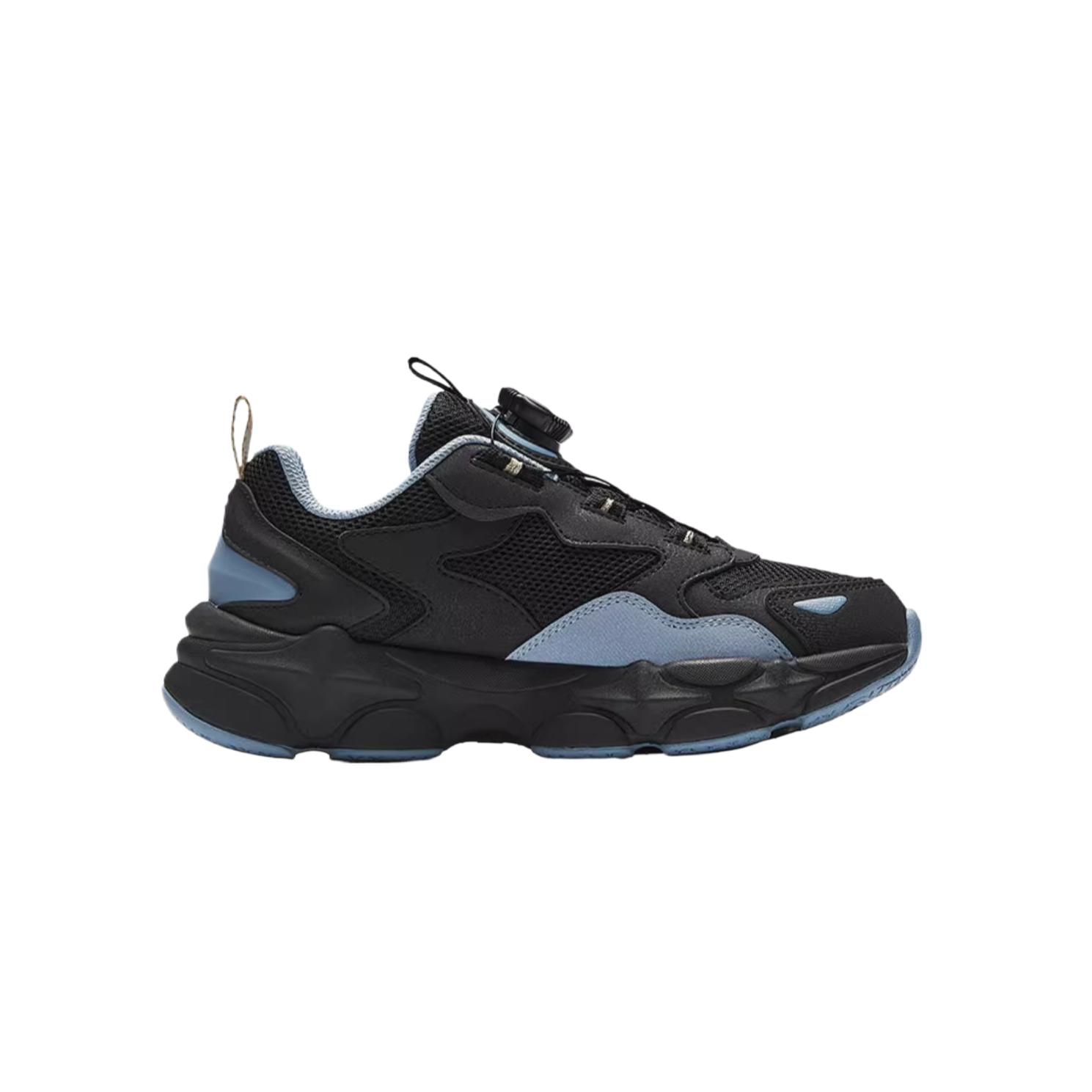 Antakids Антискользящие износостойкие низкие детские повседневные кроссовки Black/Gray Blue для подростков — фото 2
