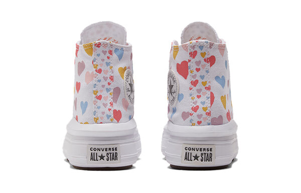 Кроссовки chuck taylor all star move high 'always on hearts' Converse, белый — фото 4