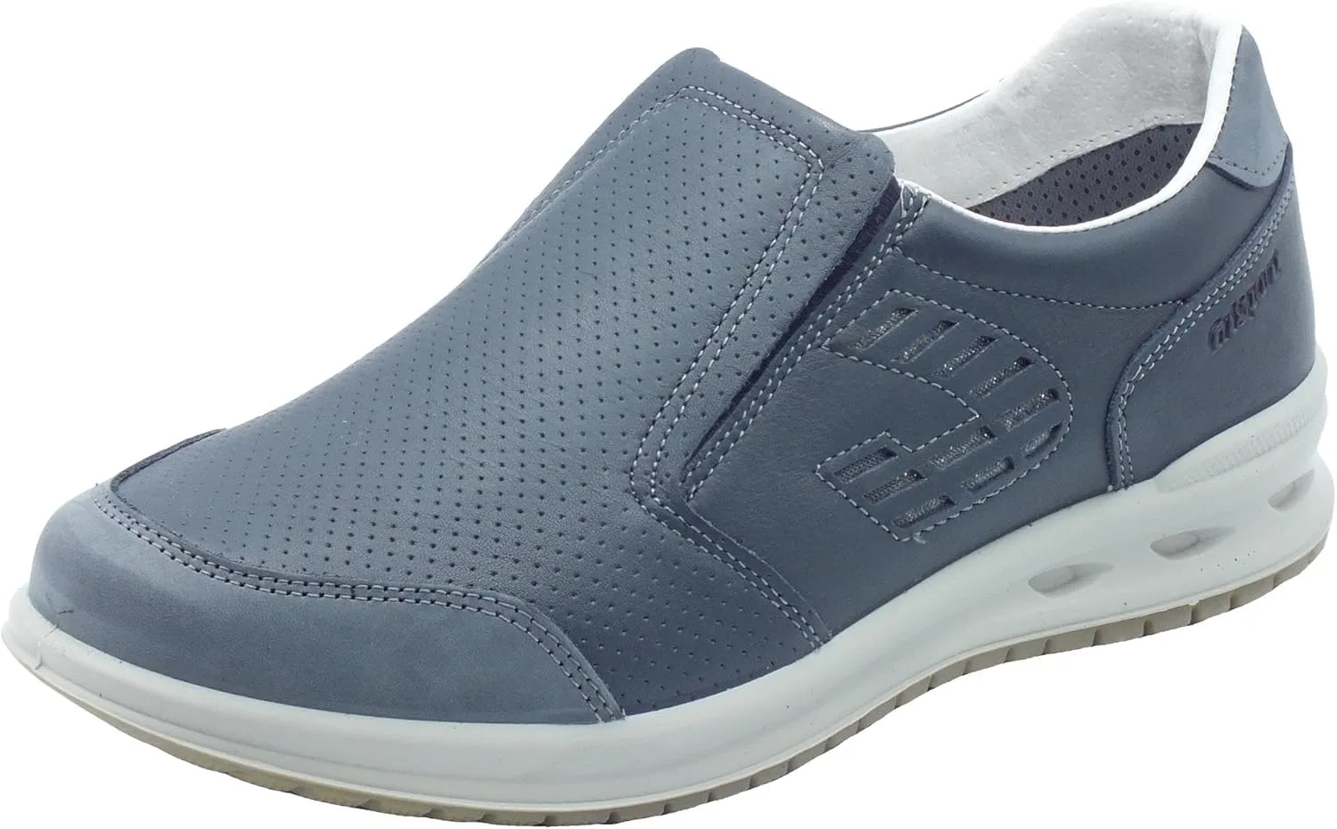 Мужские лоферы Grisport Active 43003T Navy Touch из синей кожи с антистатическими свойствами