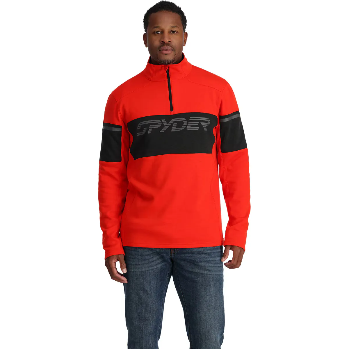 

Spyder Мужская флисовая кофта Speed 1/2 Zip, красный