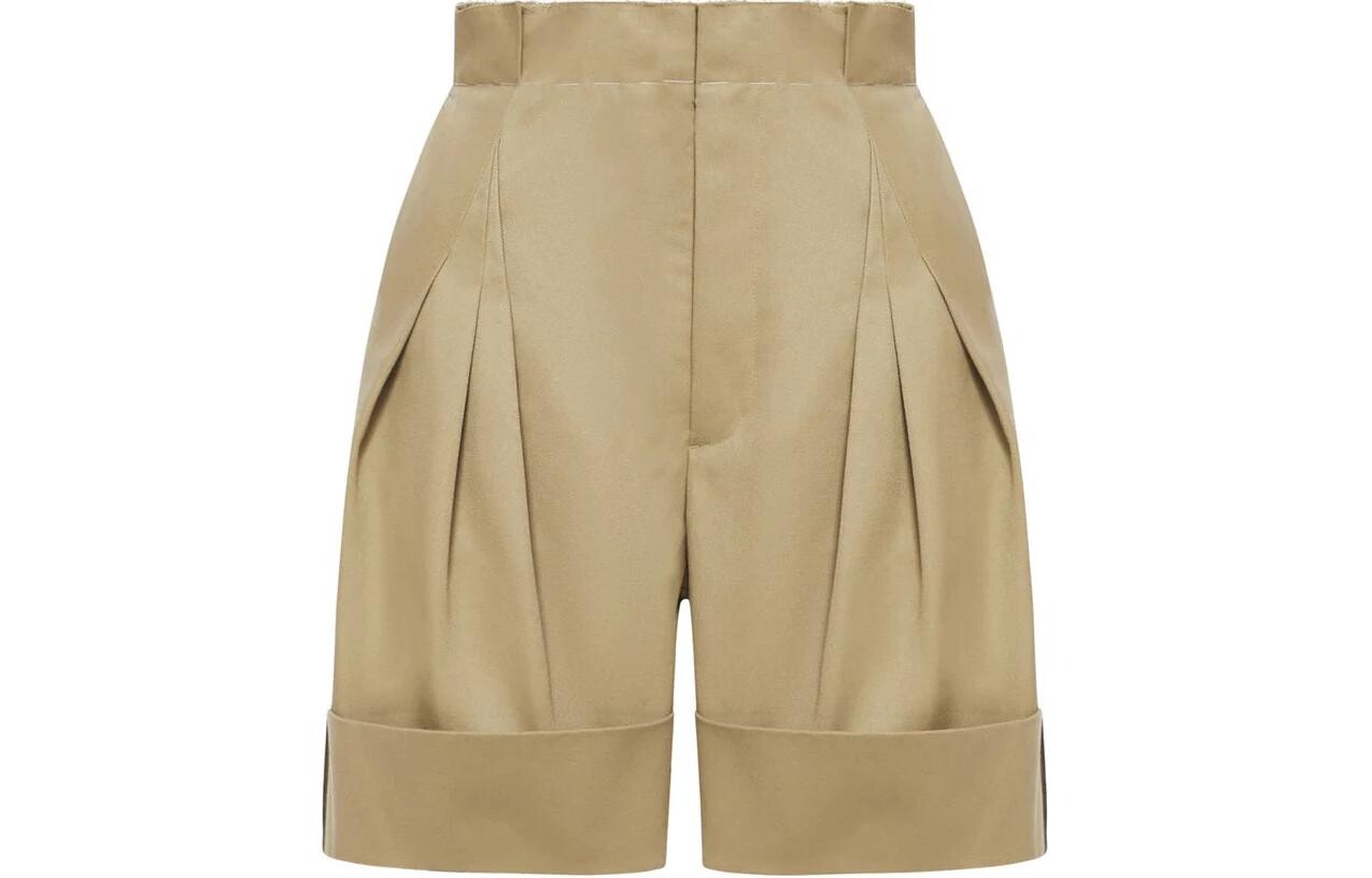 

Повседневные шорты женские бежевые Maison Margiela