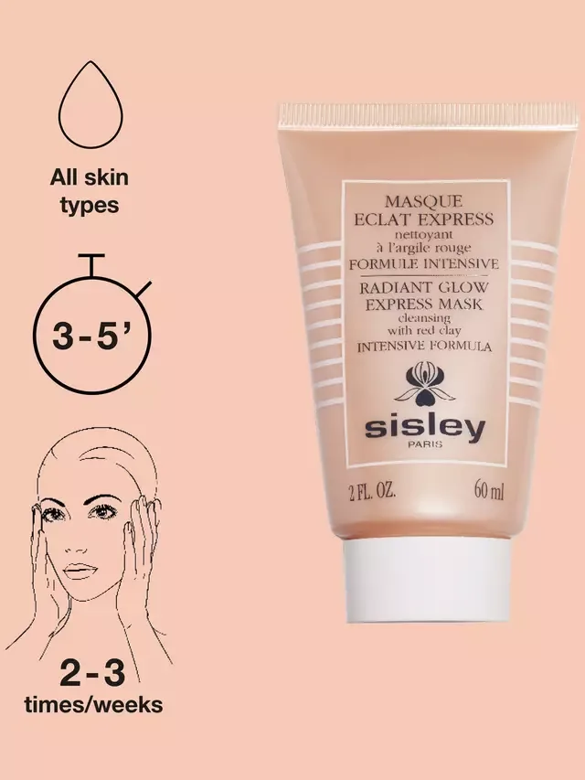 Маска для лица Radiant Glow с красной глиной, 60 мл Sisley-Paris — фото 4