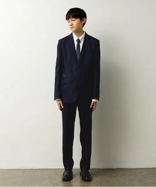 Костюм формальный Slim Fit, набор: пиджак и брюки, цвет тёмно-синий — фото 2