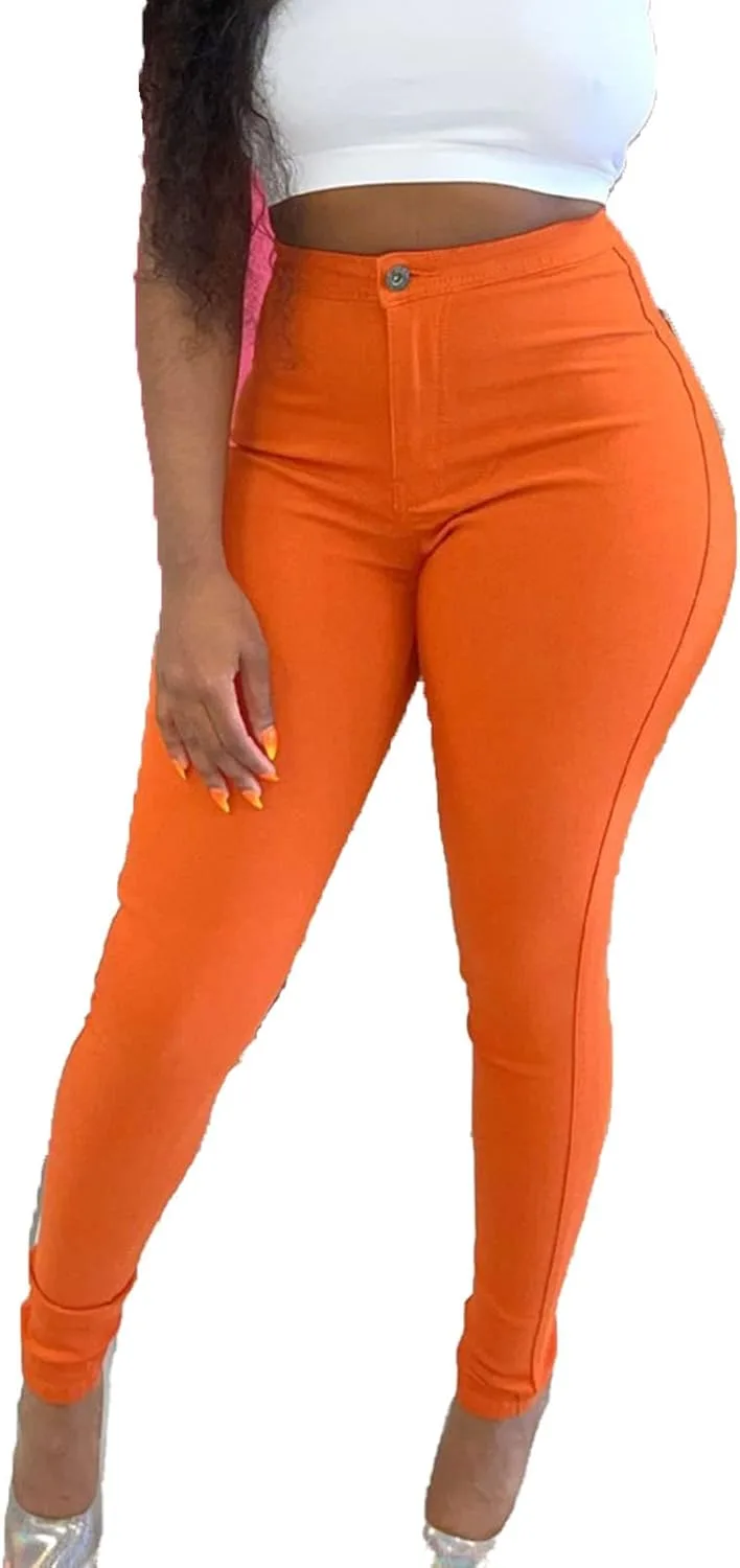 

DGHM-JLMY женские джинсовые леггинсы с карманами