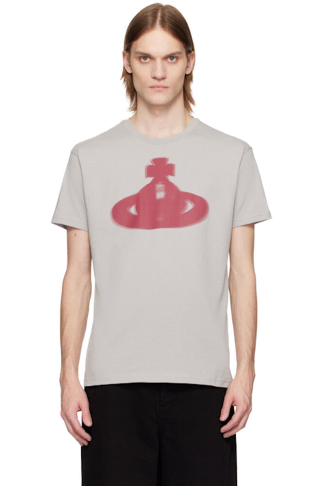 

Футболка серая полутоновая Orb Classic Vivienne Westwood