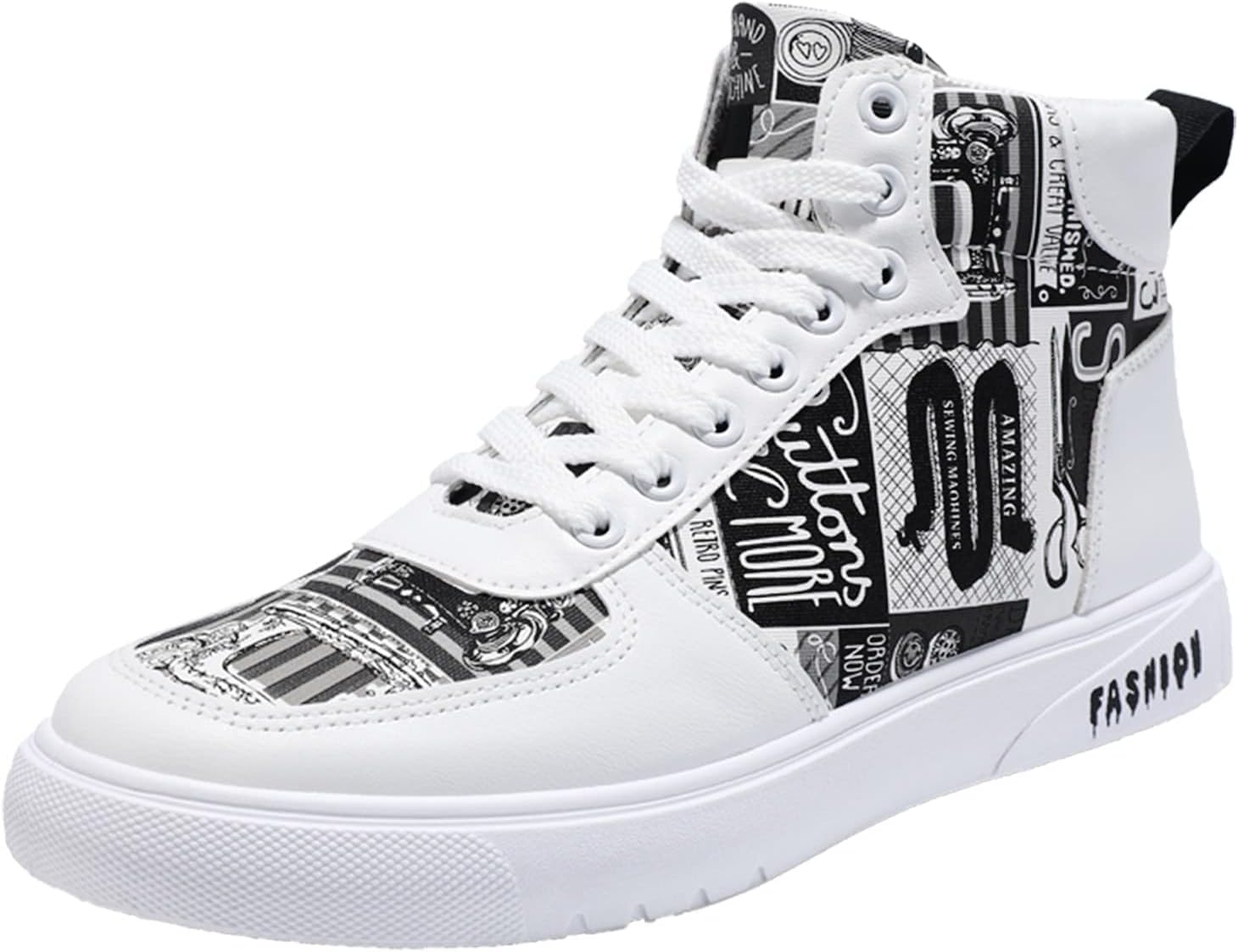 

Мужские белые кеды BORAMAX на высокой подошве, классические кроссовки на шнуровке, легкая повседневная обувь для ходьбы, теннисные кроссовки