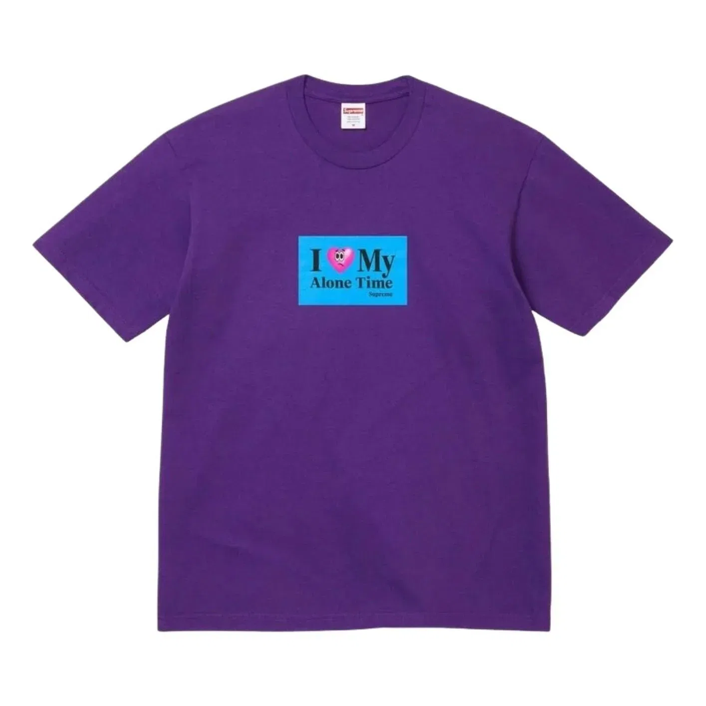 Футболка Supreme SS26 Alone Time, фиолетовая, SUP-SS26-163-PUR