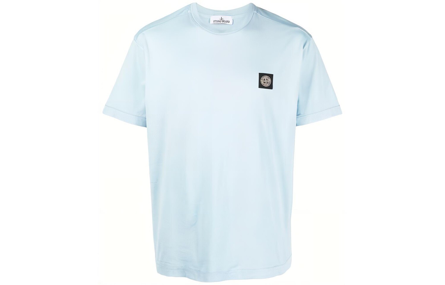 

Футболка мужская светло-голубая Stone Island, светло-голубой