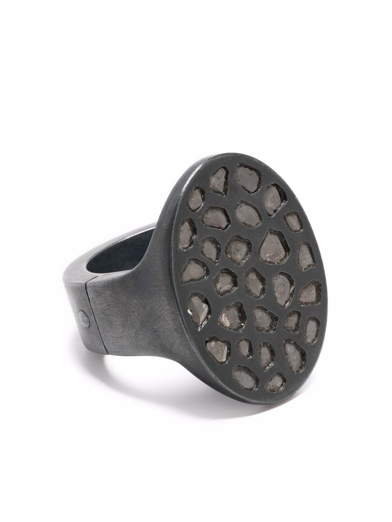

Parts of Four кольцо Sistema из серебра с бриллиантами, черный