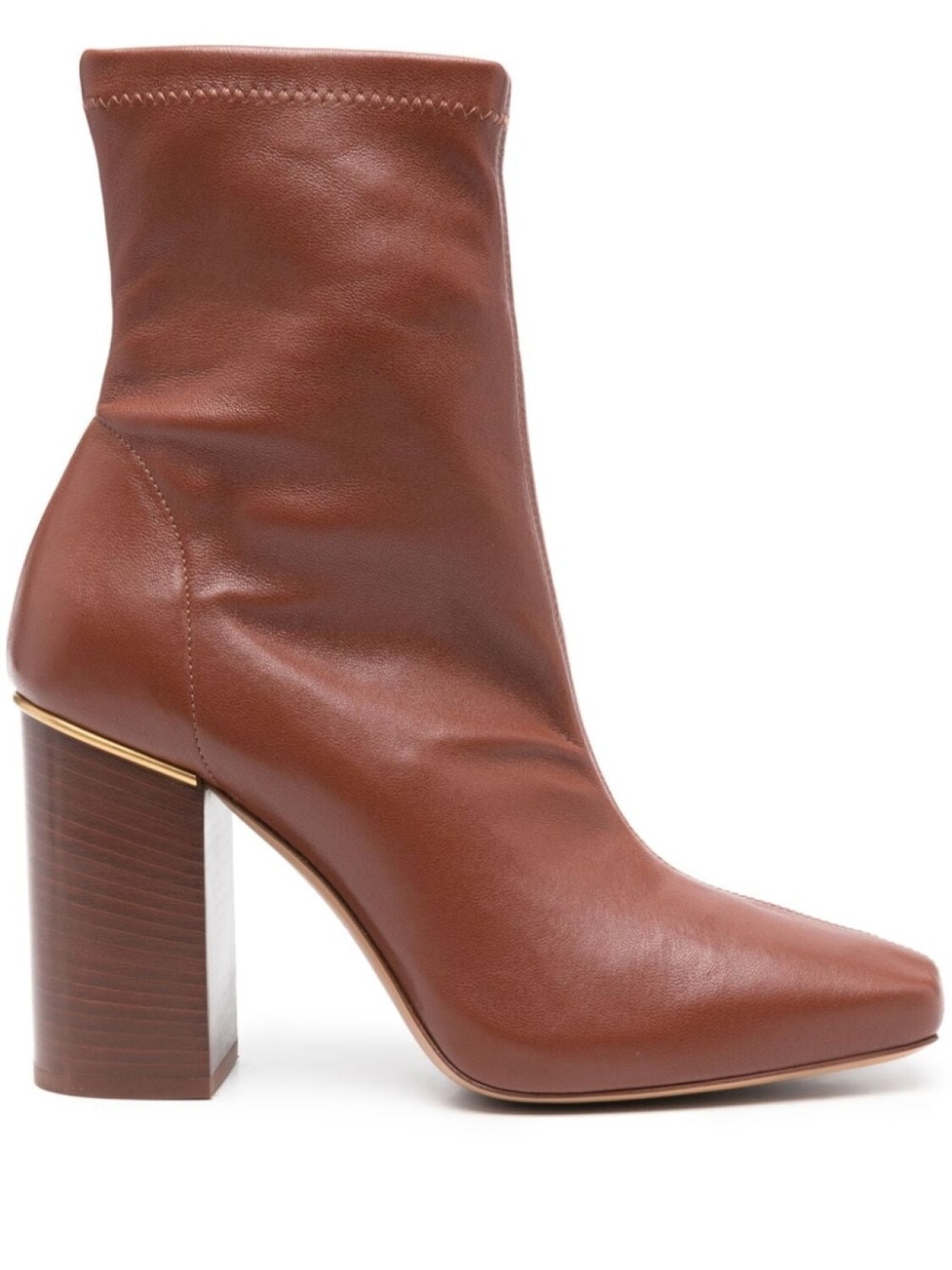 

Chloé 95мм сапоги Амбре, коричневый