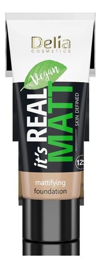 

Питательная и увлажняющая матирующая основа, 101 Фарфор, 30мл Delia, Cosmetics It's Real Matt