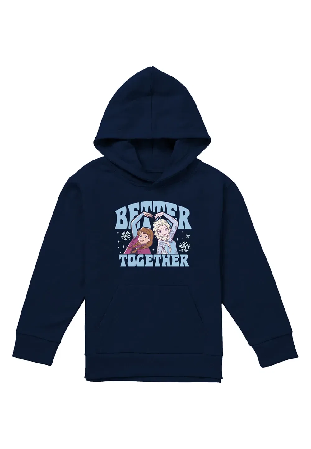 Детский худи Disney Elsa And Anna Better Together, темно-синий