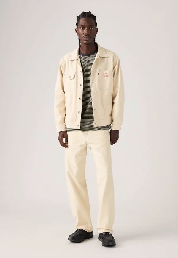 568 свободные прямые брюки-карго свободного кроя Levi'S Workwear, Undyed Ecru Greige Lightweight Canvas — фото 2