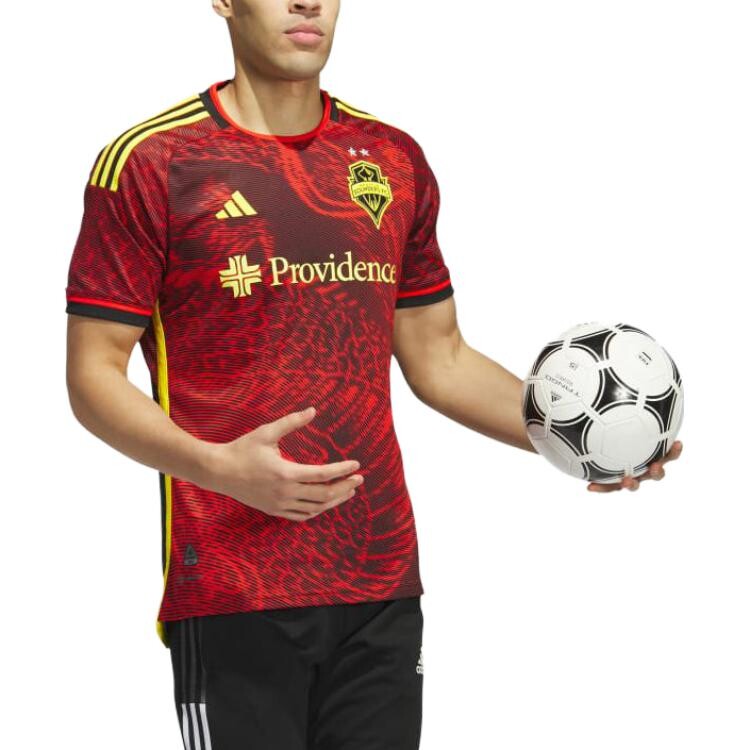 Футболка Seattle Sounders FC мужская красная Adidas, красный — фото 4