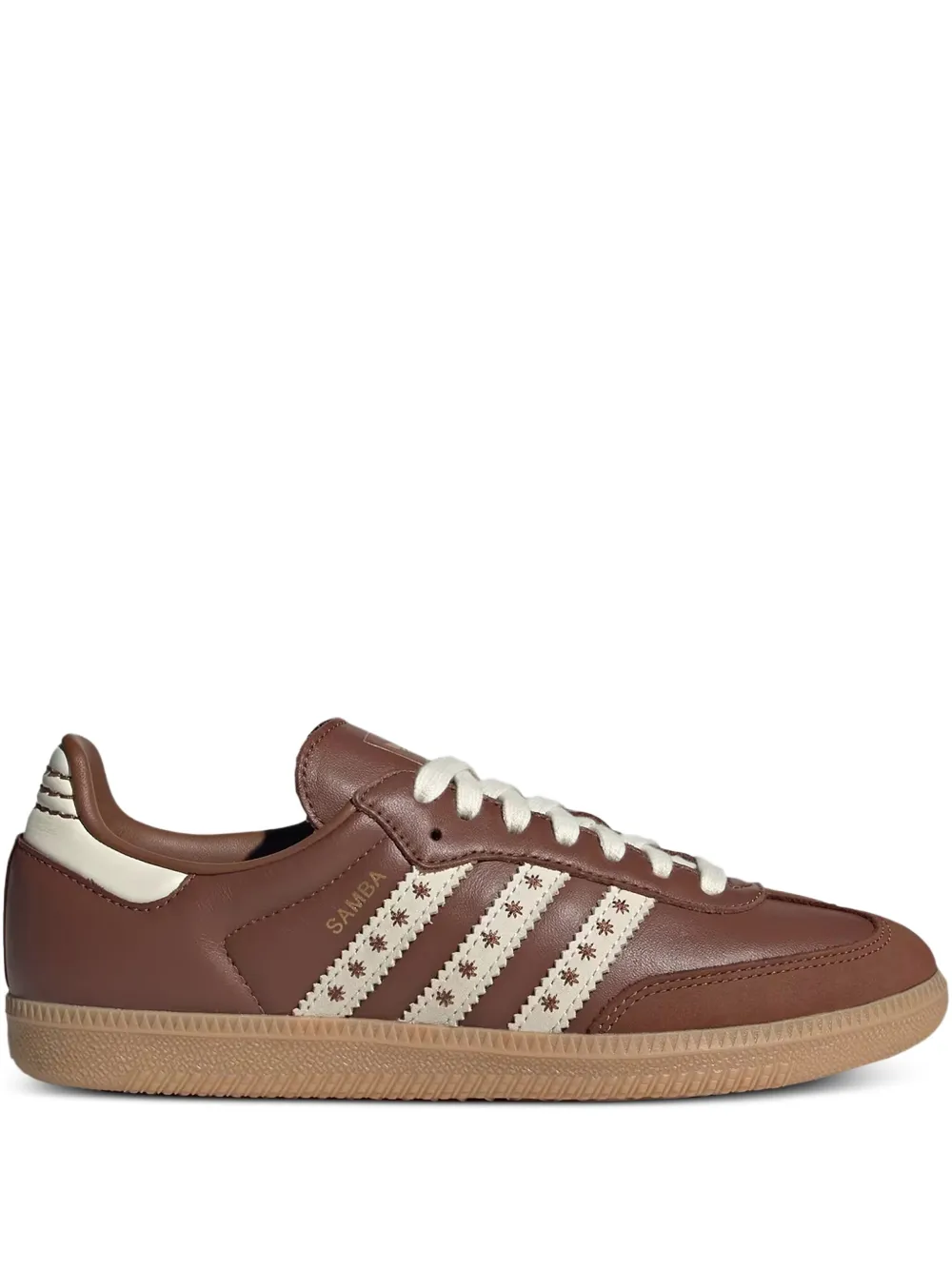 

Кроссовки Sambas OG с вышивкой adidas, коричневый