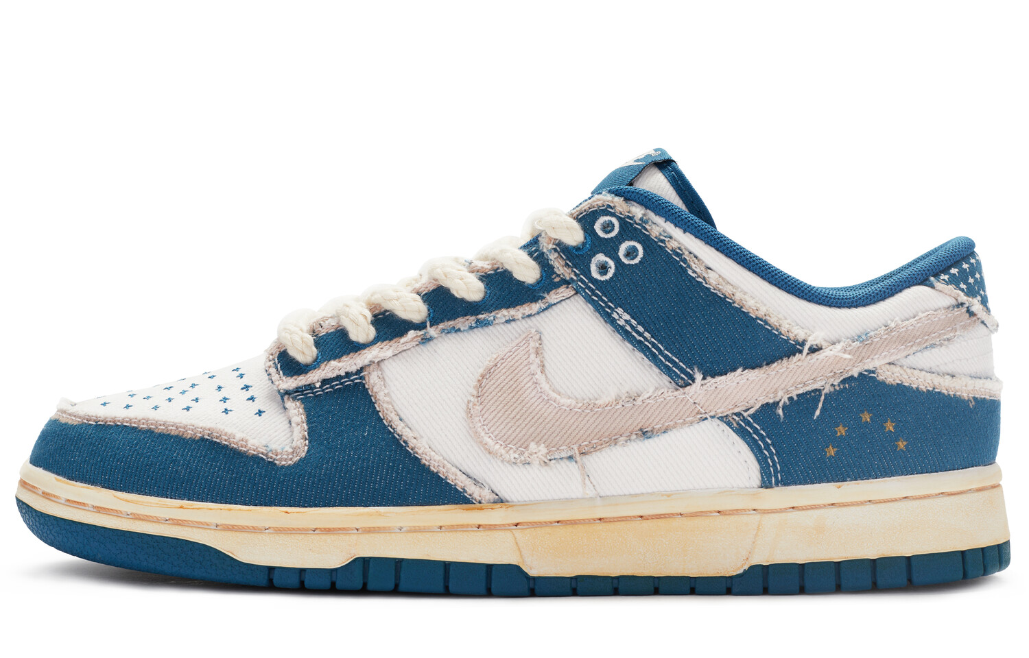 

Кроссовки Nike Dunk Skateboard Shoes Men Low-Top White Blue