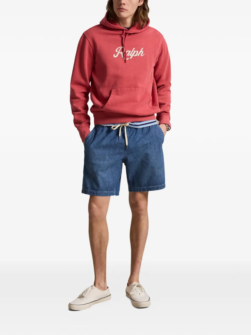 Джинсовые шорты Polo Pony Polo Ralph Lauren, синий — фото 2
