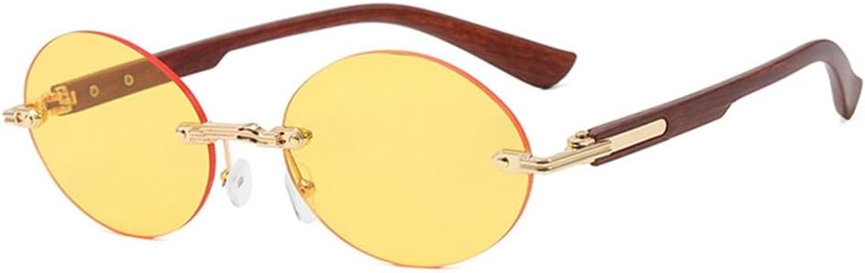 

Солнцезащитные очки UV400 с защитой от УФ-излучения - безрамочные, овальные, с металлическим градиентом цвета, для женщин и мужчин, для бега и занятий спортом на открытом воздухе generic, S060-c9