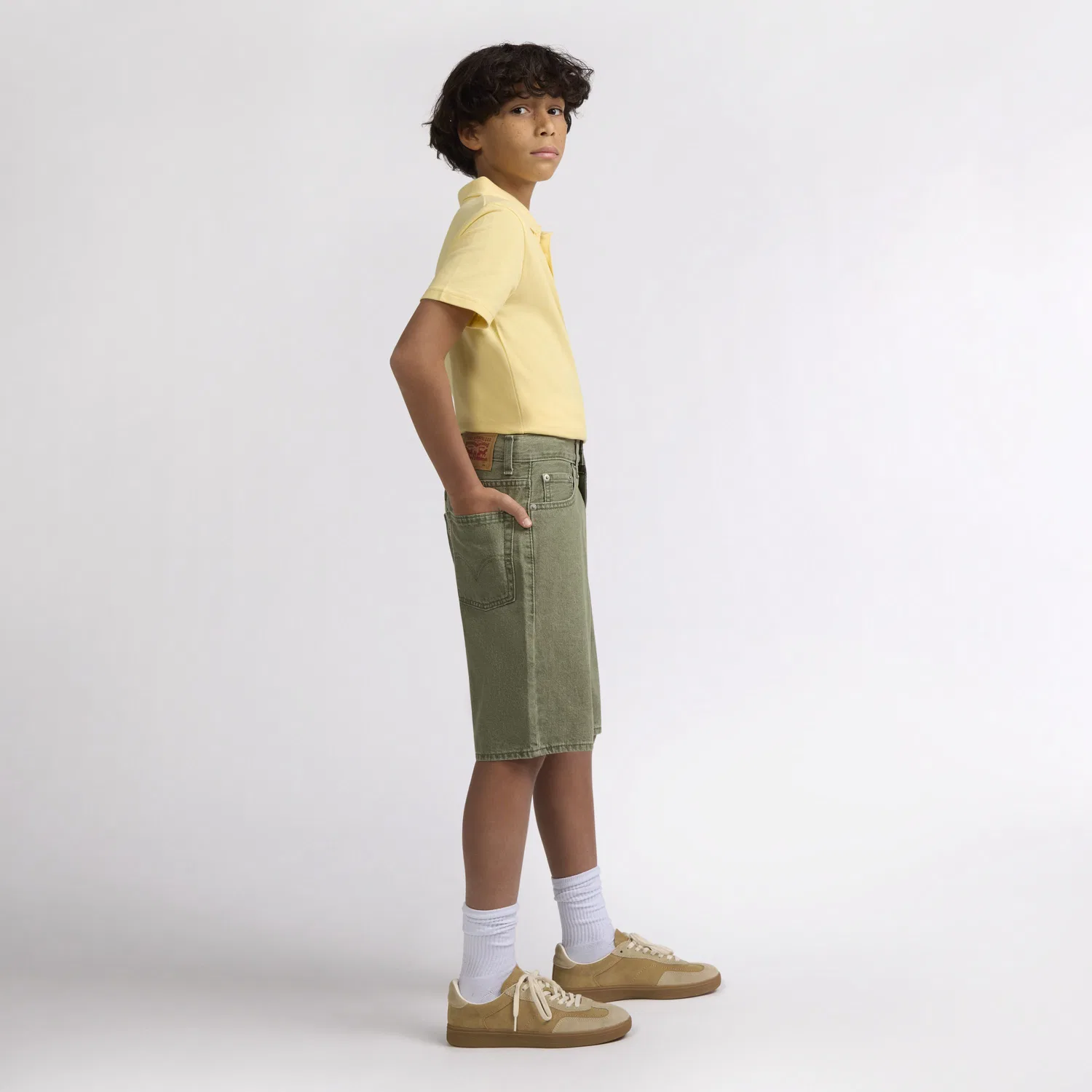 Шорты для скейтбординга, большие размеры для мальчиков 8-20 лет Levi's, Medium Wash — фото 2