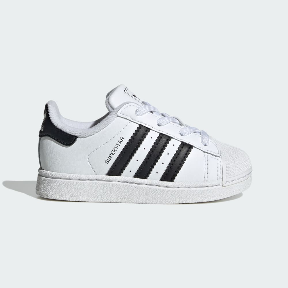 

Кроссовки Adidas Superstar II Elastic Lace Shoes Kids, цвет Cloud White/Core Black/Cloud White