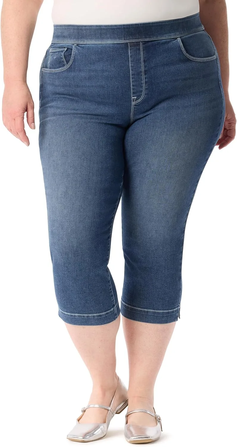 

Gloria Vanderbilt Women's Amanda Pull on Capri Standard