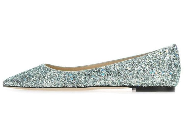 ROMY Плоские Туфли Женские Мятно-Зеленые Jimmy Choo