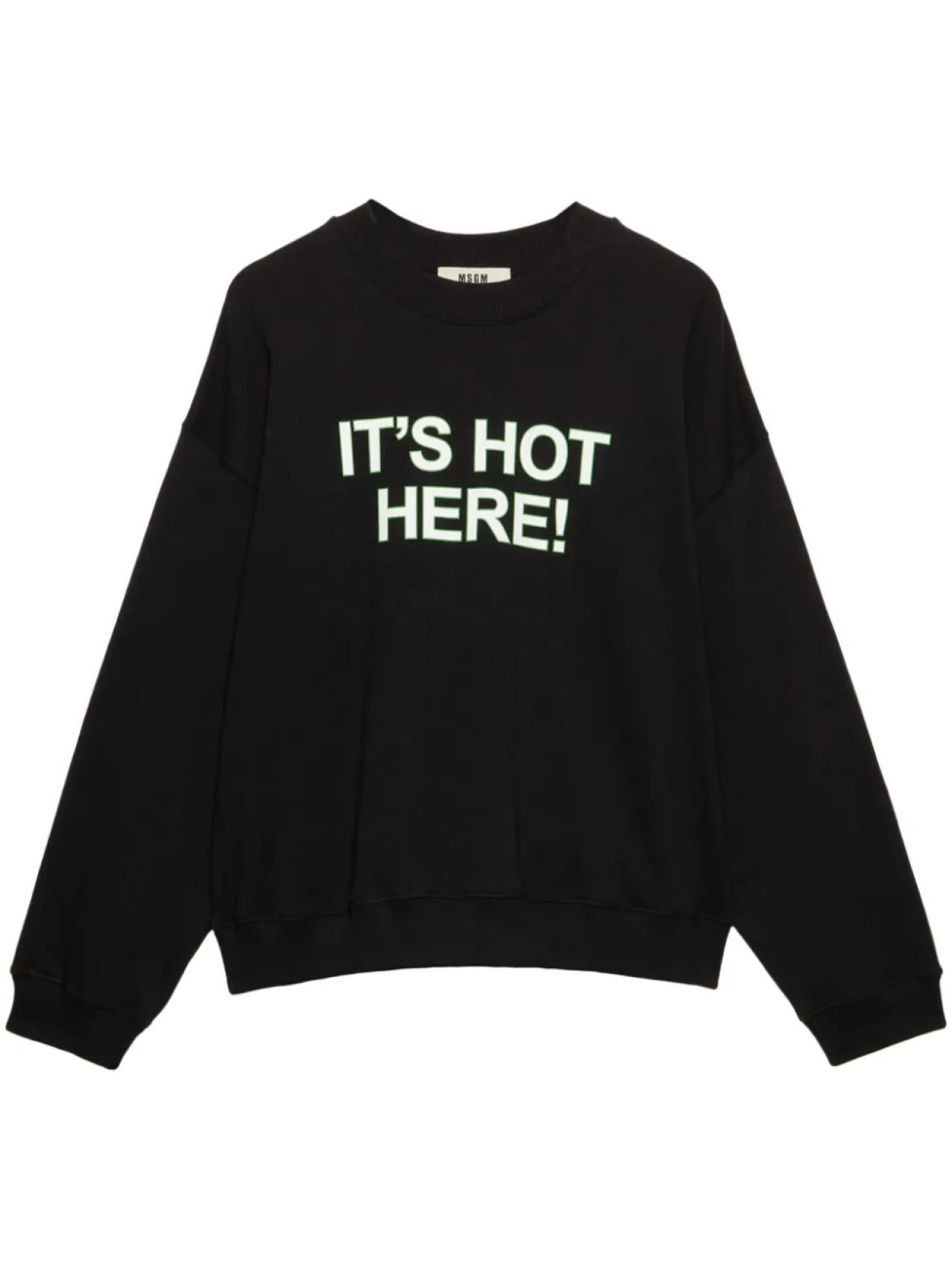 

Толстовка с принтом MSGM, черный