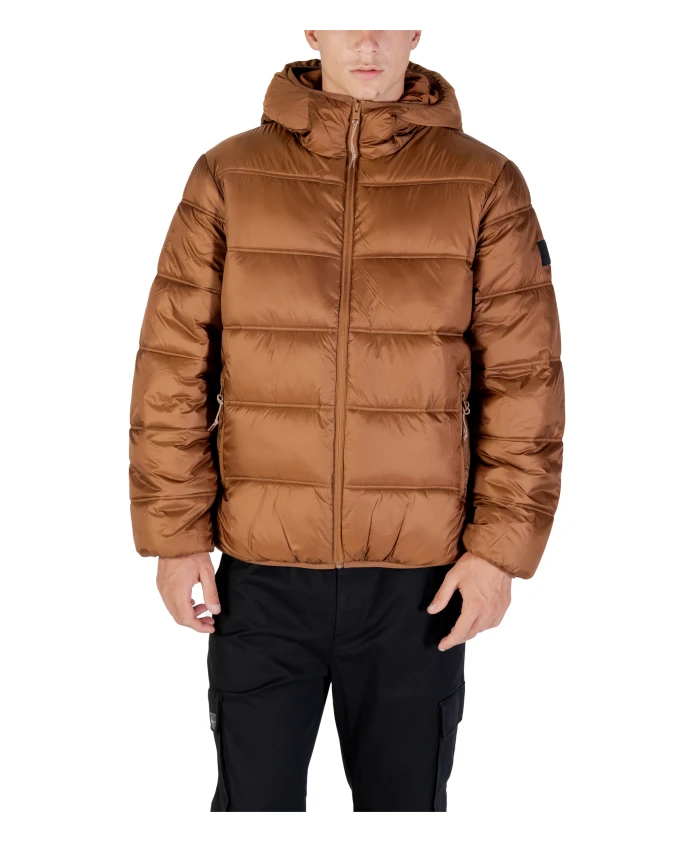 

Пуховая куртка с капюшоном и логотипом Tommy Jeans, коричневый