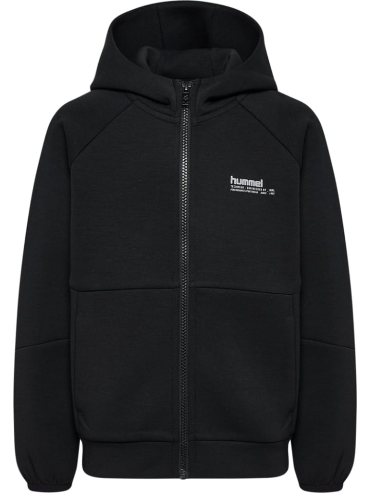 

Детская толстовка с капюшоном "Tech Fleece Zip Hoodie" черного цвета Hummel