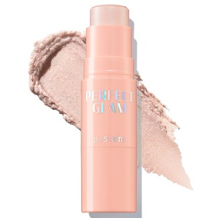 

SAEM Perfect Glam Stick Румяна со спонжем для растушевки WH01 Aurora Wave Роскошный мягкий тающий бальзам-хайлайтер с маслом ши и керамидами NP Natural Radiance Glow Makeup 0,2 унции Thesaem
