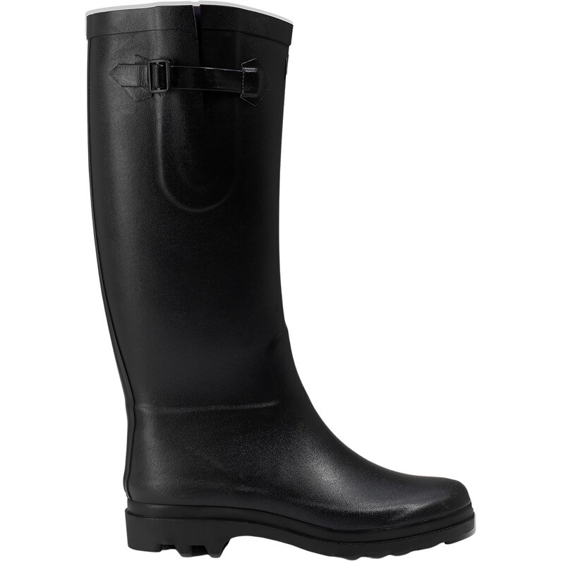 Женские сапоги Aigle высокие резиновые, черный