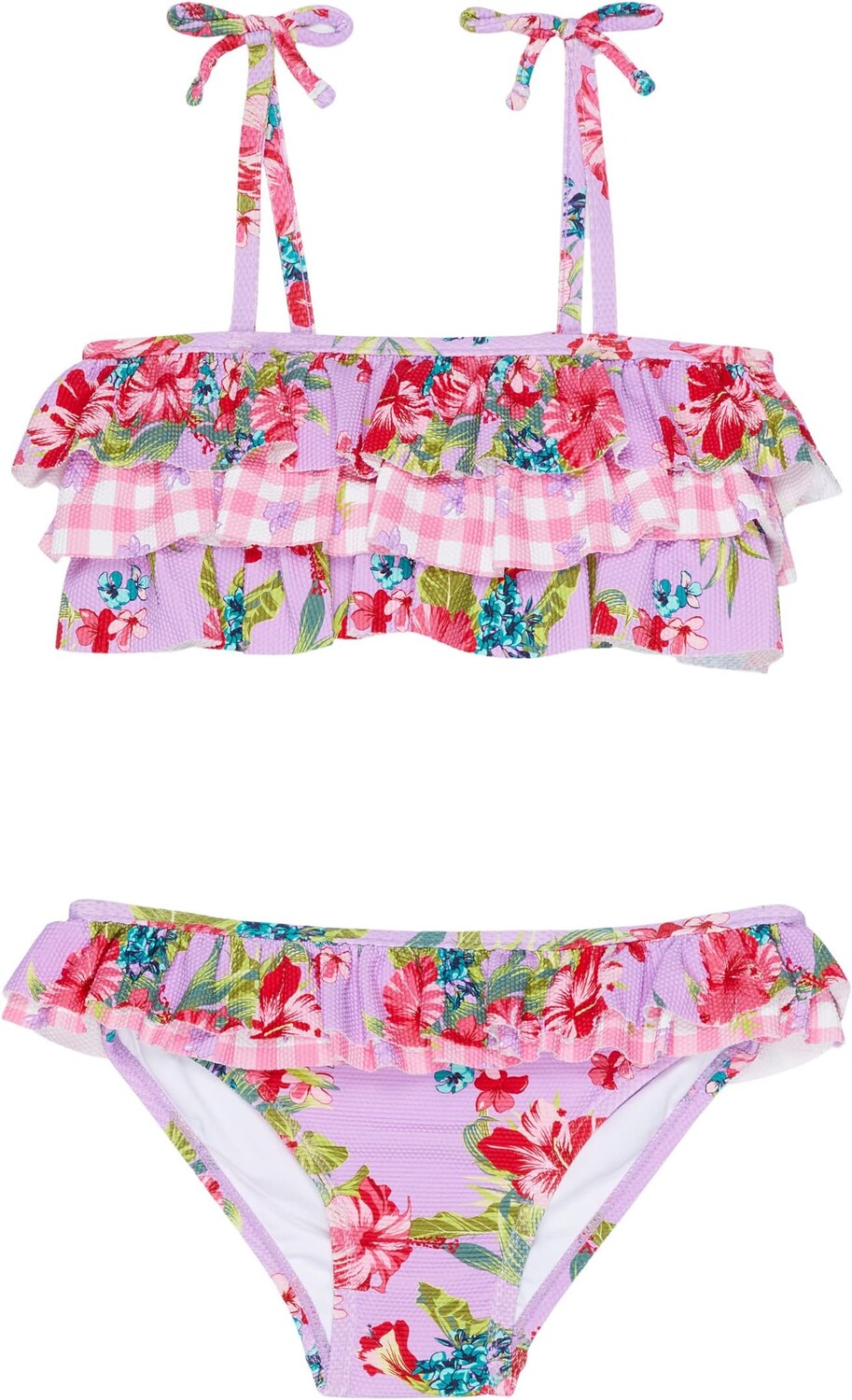 

Купальник Seafolly Kids Honolulu Ruffle Bikini, цвет Honolulu