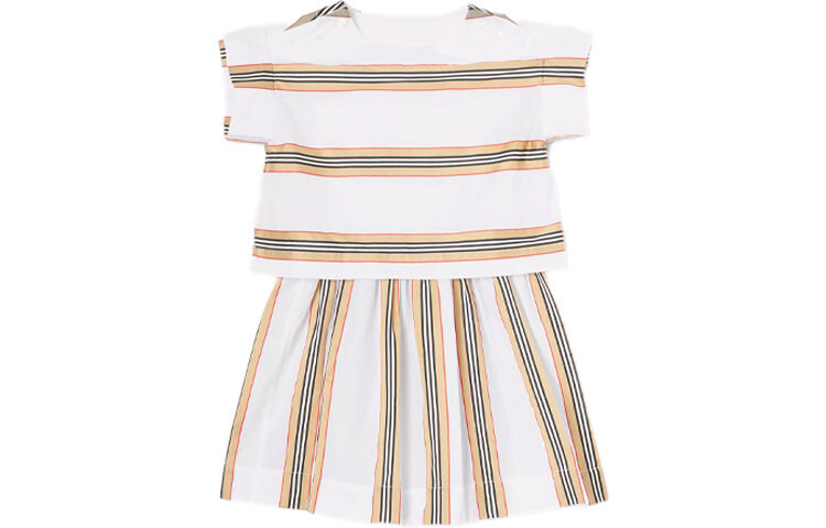 

Детская повседневная спортивная одежда Burberry, цвет White