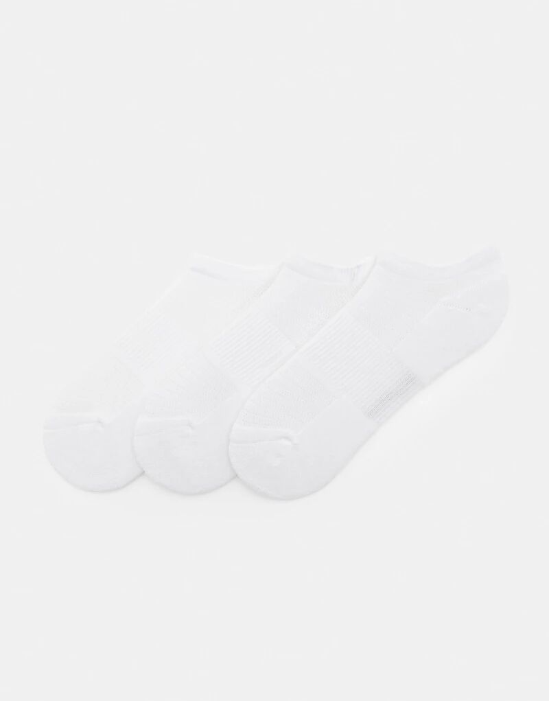 

Pull&Bear, 3 Пары коротких белых носков белого цвета