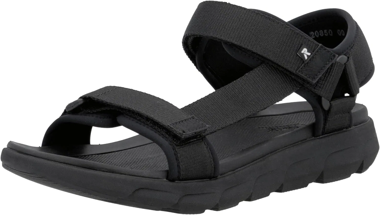 Мужские треккинговые сандалии Rieker Orlando 20850, Black 00
