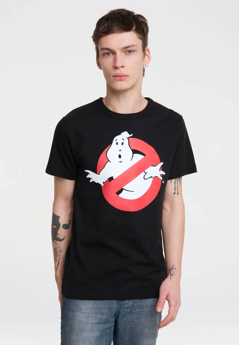 

Футболка Logoshirt "Охотники за привидениями без призраков" с культовым принтом, цвет Schwarz-Mehrfarbig
