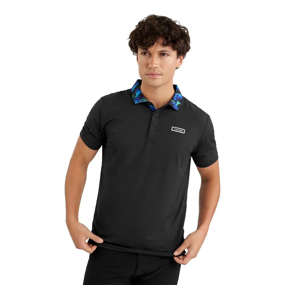 

Поло с коротким рукавом Calvin Klein Golf Seabury, черный