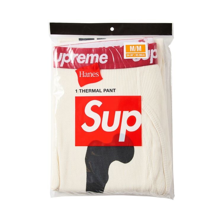 

Брюки Supreme x Hanes Bones Thermal Pant (1 Pack) Natural, кремовый