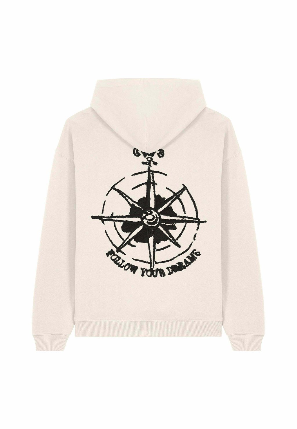 

Толстовка FOLLOW YOUR DREAMS BACK PRINT UNISEX HEAVYWEIGHT - Hoodie Mira Paris, кремовый