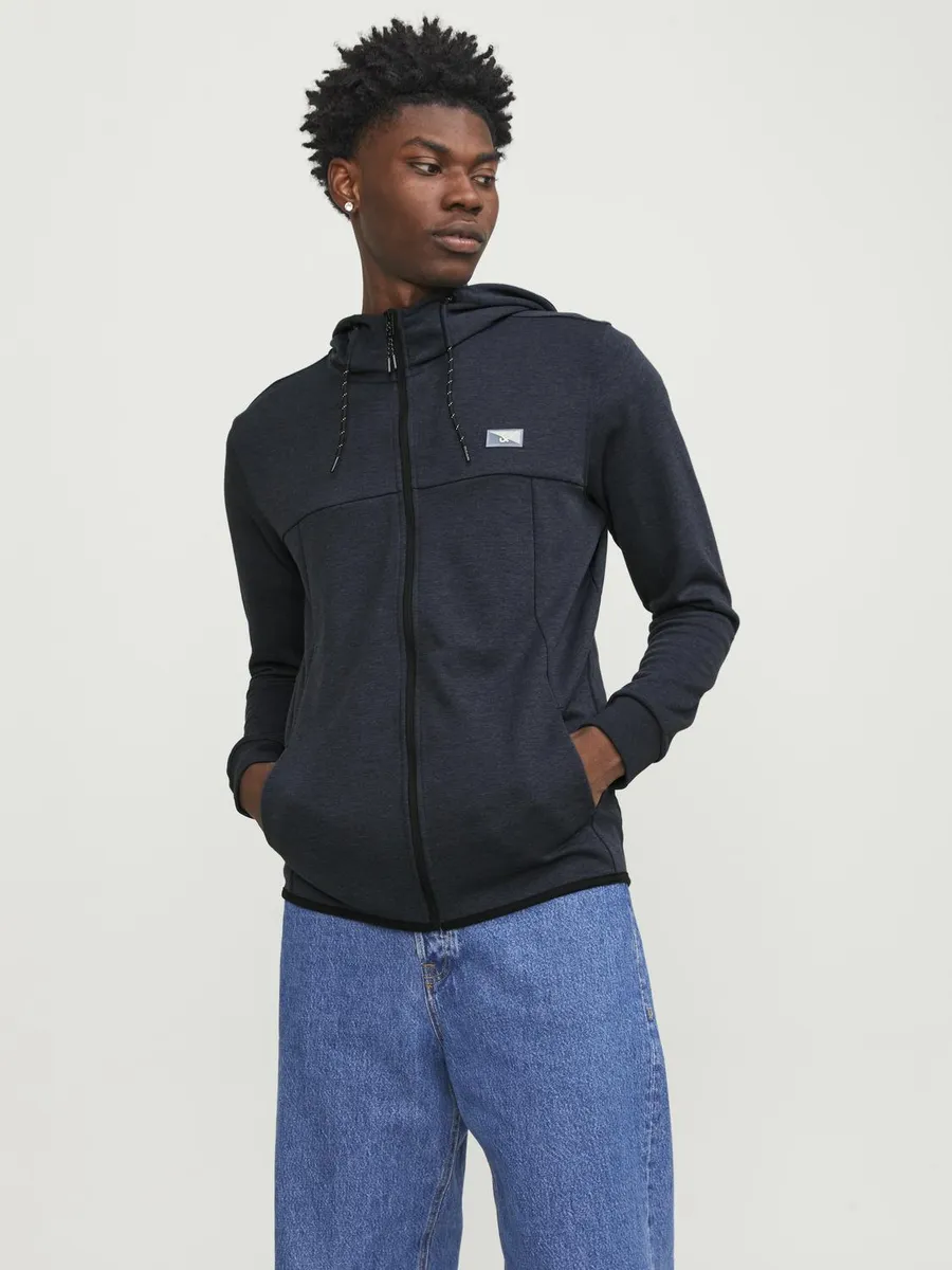 

Толстовка Jack & Jones с капюшоном "JCOAIR SWEAT ZIP HOOD NOOS.", синий