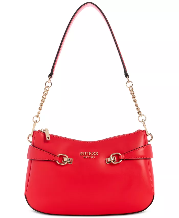 

Сумка через плечо Lorelei Top-Zip Small GUESS, оранжевый