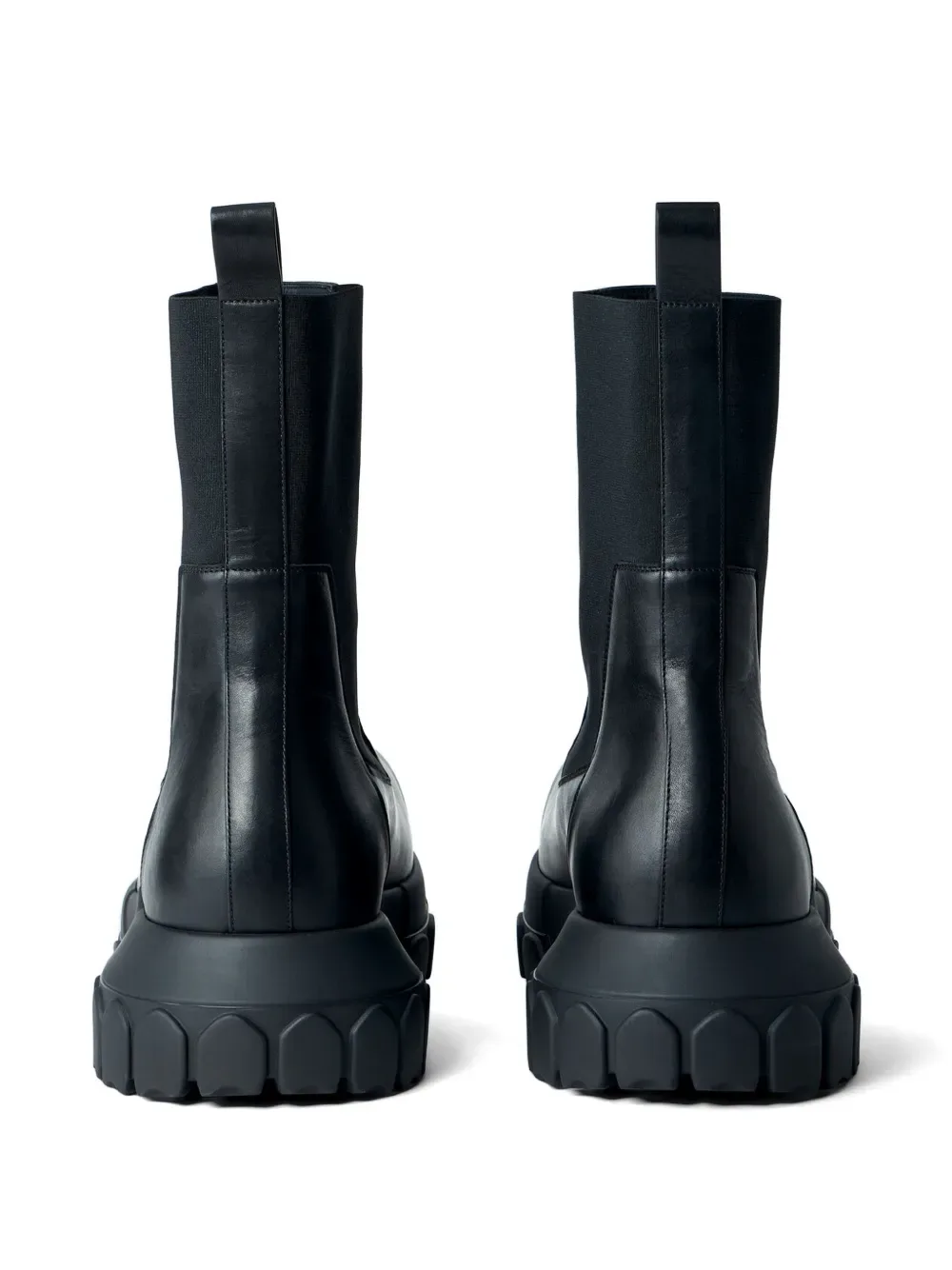 Кожаные челси с эластичными вставками Rick Owens, черный — фото 2